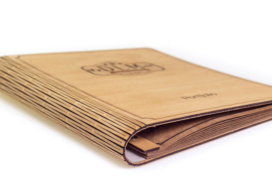 e-Commerce Menu di Legno inciso a Laser DLM Comunicazione