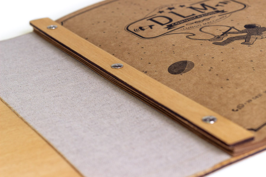 e-Commerce Menu di Legno inciso a Laser DLM Comunicazione